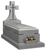 Lápida modelo MF 5. Mármoles Feymar