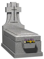 Lápida modelo MF 7. Mármoles Feymar