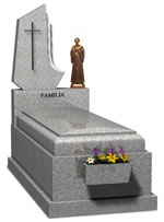 Lápida modelo MF 21. Mármoles Feymar