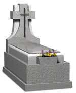 Lápida modelo MF 24. Mármoles Feymar